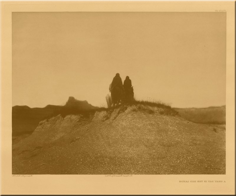 A Grey Day in the Badlands
